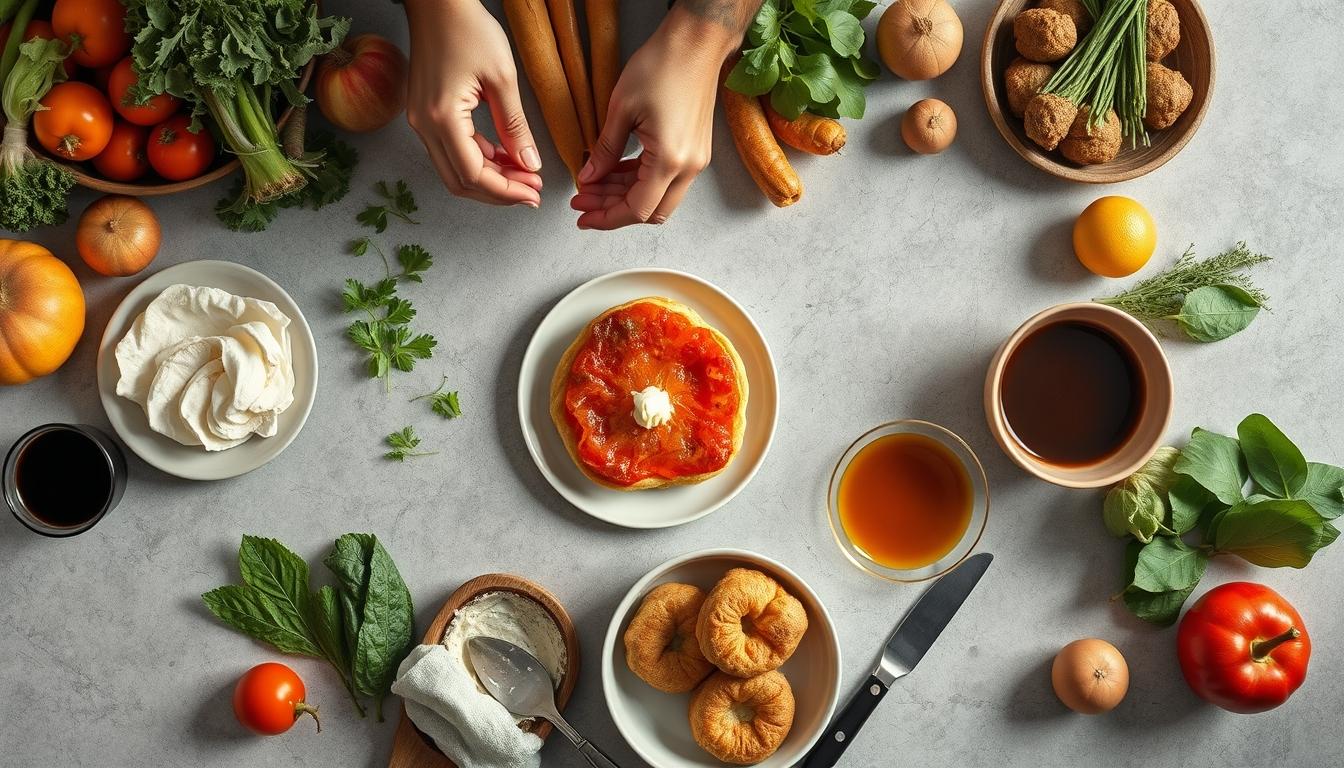 Fresh seasonal cooking dish